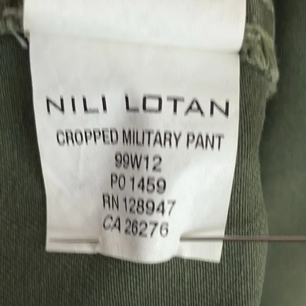 Nili Lotan Cropped Military Pant in Camo - Size 6